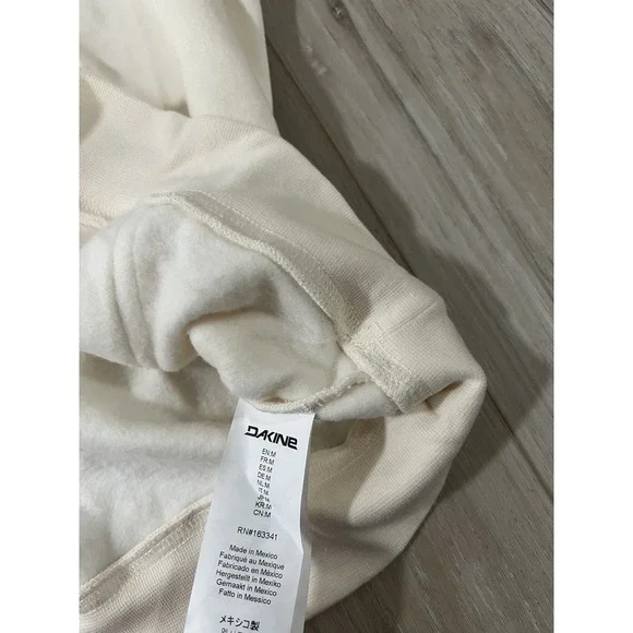 Dakine NWT Canyon Hoodie Surf White Fleece Unisex M